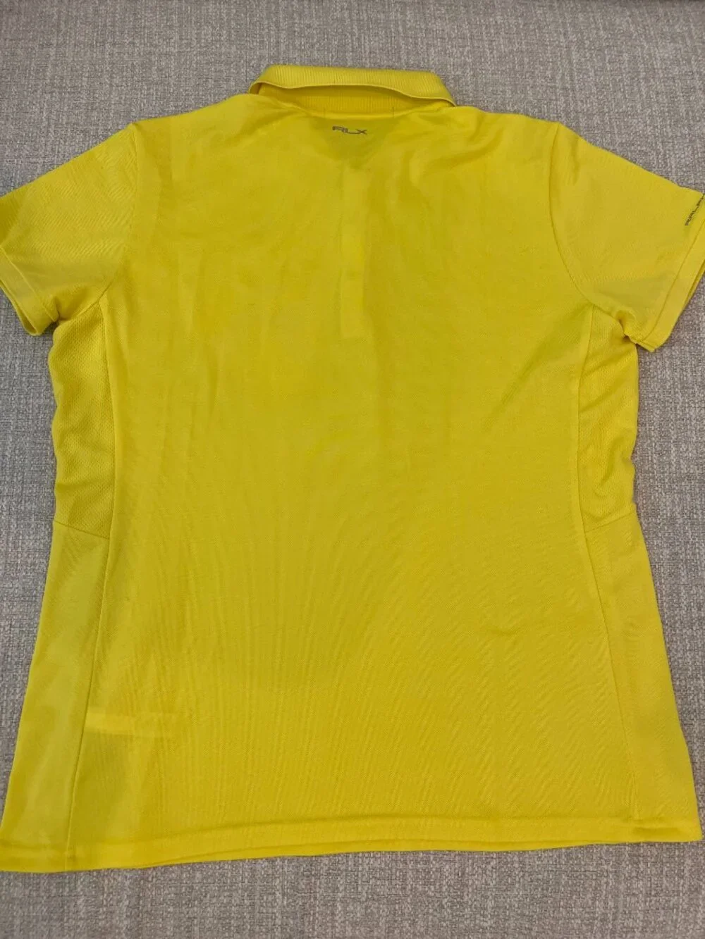 Ralph Lauren RLX Golf Polo Shirt Yellow Performance Stretch Short Sleeve szM?